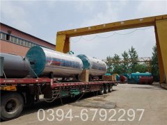 六吨立式燃气热水锅炉